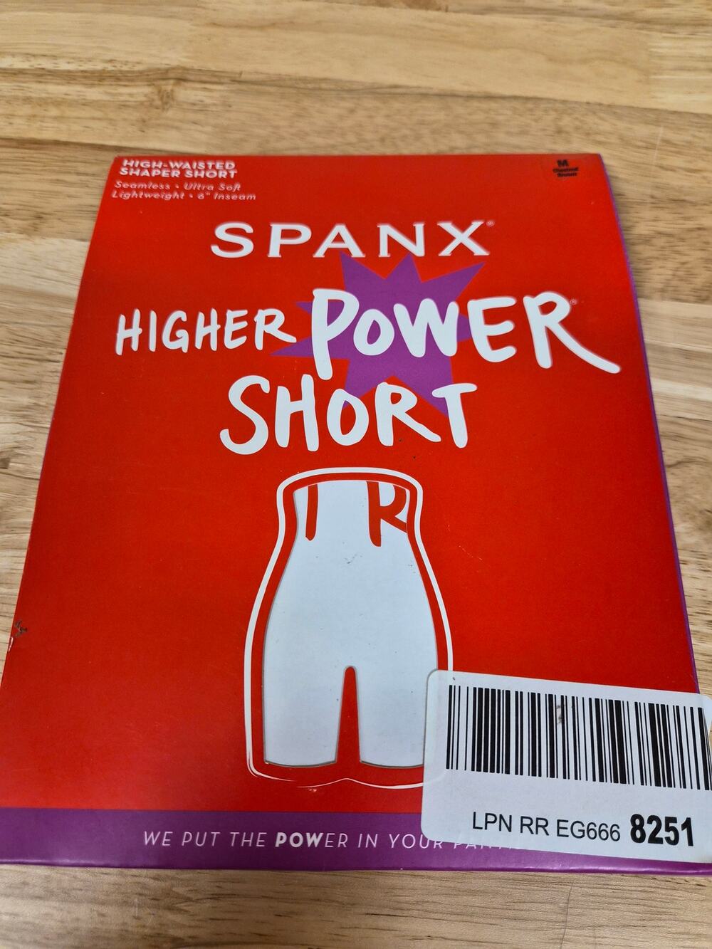 Spanx Women's High Waisted Shorts M Chesnut Brown Higher Power Short (1386)